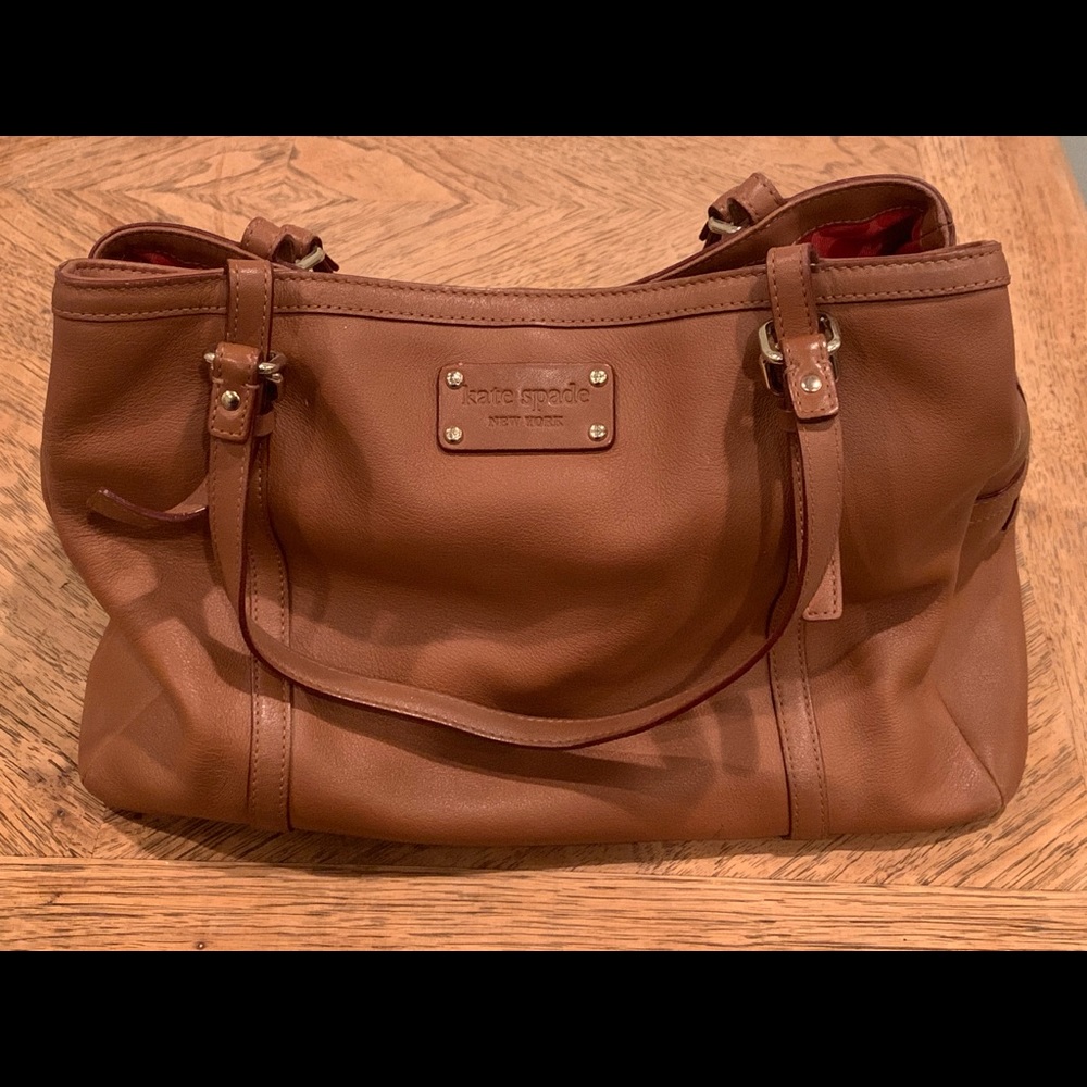 Kate Spade camel leather purse